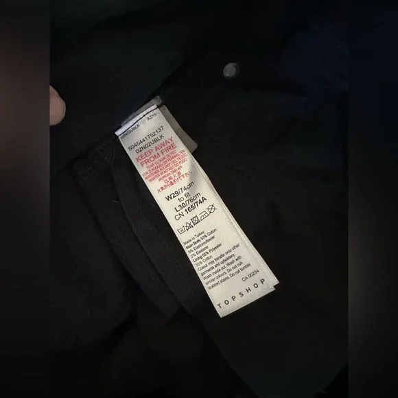 Topshop Jaime Skinny Jeans Raw Hem - Picture 7 of 7